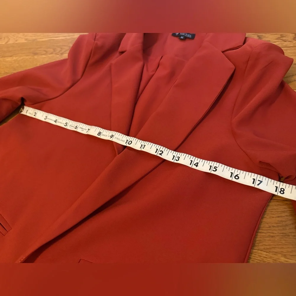 NWT Women's Suit 2 Piece Set Office Blazer and High Waist Pants Dressy Outfit - Picture 11 of 16